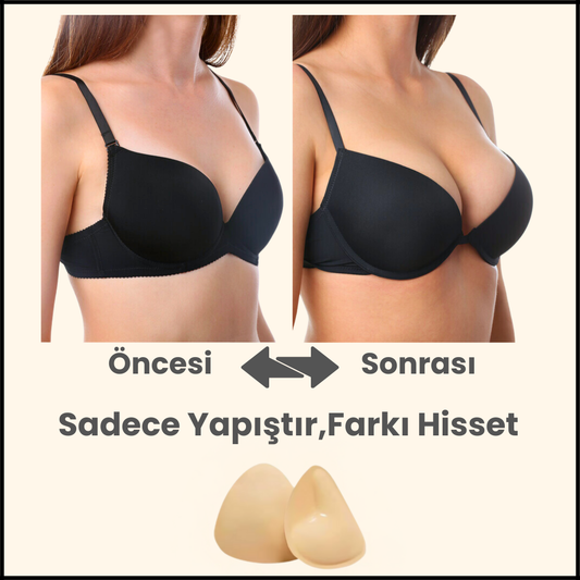 Çift Tarafı Yapışkanlı Dolgunlaştırıcı Göğüs Pedi