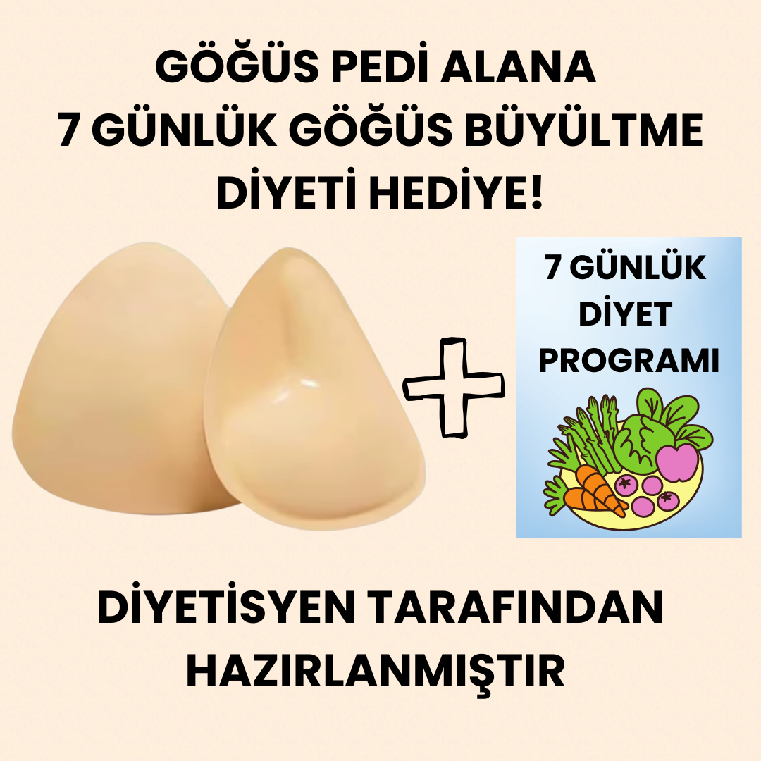 Çift Tarafı Yapışkanlı Dolgunlaştırıcı Göğüs Pedi